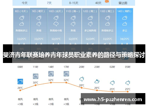 斐济青年联赛培养青年球员职业素养的路径与策略探讨 斐济青年联赛培养青年球员职业素养的路径与策略探讨